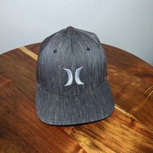 Black Suits Graphite Gray Stretch Fit Flexfit Hat